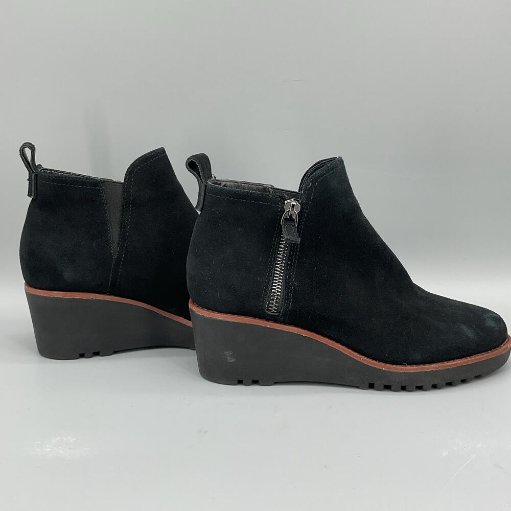 NEW Sanctuary Women’s Evolve Wedge Booties Black Size 6.5M